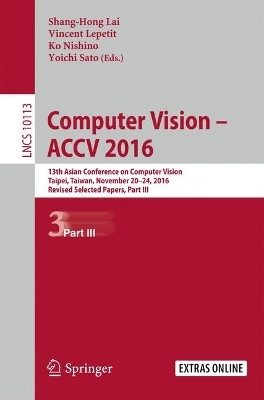Computer Vision - ACCV 2016(English, Paperback, unknown)