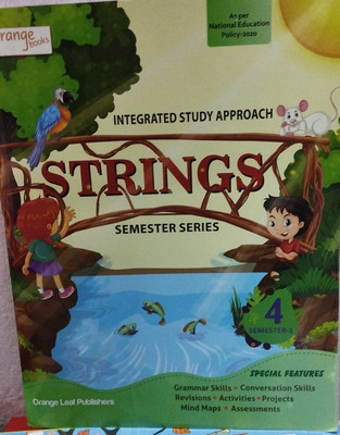 Strings class 4 semester 1 and semester 2 with booklets(Paperback, Xyz)