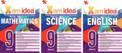 Xam Idea Bundle Set Of 3 (Science, Mathematics & English (Lang. & Lit) Class 9 Book | CBSE | Chapterwise Question Bank | Based On Revised CBSE Syllabus | NCERT Questions Include | 2024-25 Exam(Paperback, vk) Xam Idea Bundle Set Of 3 (Science, Mathematics & English (Lang. & Lit) Class 9 Book | CBSE | Chapterwise Question Bank | Based On Revised CBSE Syllabus | NCERT Questions Include | 2024-25 Exam(Paperback, vk)