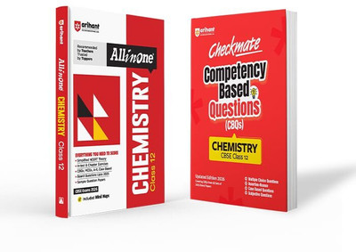 Arihant All in One and Checkmate CBSE Class 12 Chemistry Guide & Question Bank | Competency Based Questions (CBQs), Sample Papers, NCERT Theory, Case Based & Objective Questions 2026 | English Medium (Set of 2 Books)(Paperback, Shikha Soni,Tarnija Midha,Dr. Rajesh Kumar,Himanshu Agarwal)