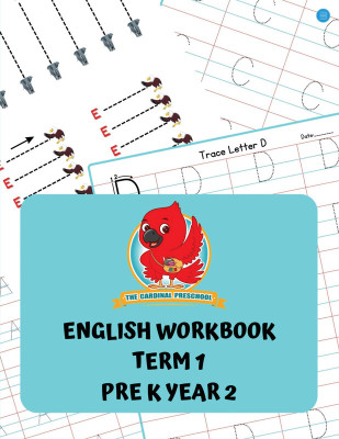 English Workbook Term 1 Pre-K Year 2: Tracing book, Alphabet writing book, Uppercase(Paperback, Dr Vimuktha Avinash, The Cardinal Academy)