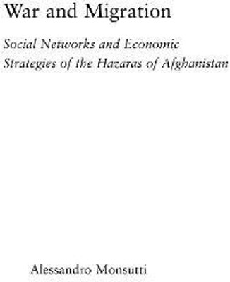 War and Migration(English, Paperback, Monsutti Alessandro)