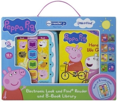 Peppa Pig: Me Reader Jr Electronic Look and Find Reader and 8-Book Library Sound Book Set(English, Book, PI Kids)