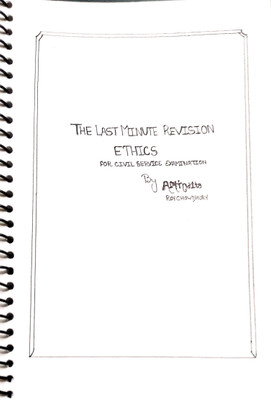 The Last Minute Revision Ethics(Spiral Binding, Anindita Roy Chowdhury)