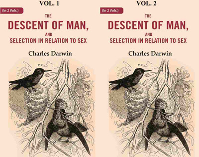 The Descent of Man, and Selection in Relation to Sex 2 Vols. Set [Hardcover](Hardcover, Charles Darwin)