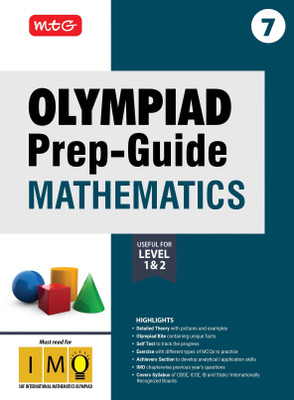 MTG Olympiad Prep-Guide Class 7 Mathematics (IMO) - Detailed Theory, IMO Chapterwise Previous Years Questions with Self Test For SOF 2025-26 Exam(Paperback, MTG Editorial Board)