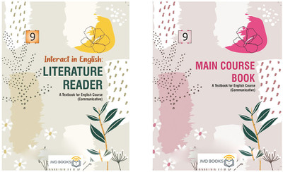 Interact In English Main Course Book (MCB) + Literature Reader- A Textbook For English Course (Communicative) For CBSE Class 9(Paperback, JMD Books)