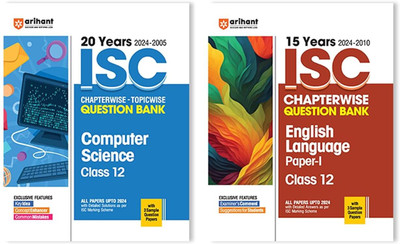 Arihant ISC Chapterwise Solved Papers (2023-2005) Computer Science,English Language, class 12th(Paperback, Prerna Kain , Srishti Agarwal)