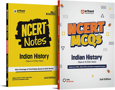 Arihant Ncert Notes and MCQS Indian History Book Class 6 to 12 (Old & New),for Upsc, State Pscs, Ssc, Nda and Other Competitive Exams with Mindmaps(English, Paperback, unknown)