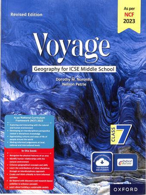 Voyage Geography For Icse Middle School Class 7 (Ncf 2023)(Paperback, Nelson Petrie, Dorothy M. Noronha)