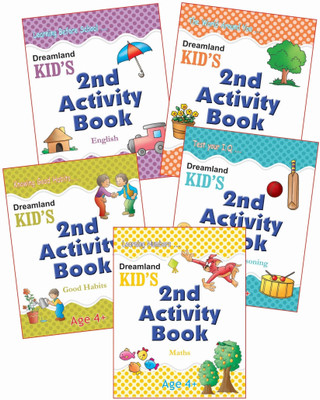 Kid's Activity Age 4+ - Pack  - | English, Maths, Environment, Good Habits & Logic Reasoning | Fun Illustrated Activities to Build Early Skills, Knowledge & Creativity(English, Paperback, unknown)