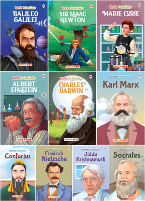 Story Books for Kids - Scientists and Philosophers (Set of 10 Books) (Illustrated)(Paperback, Maple Press)