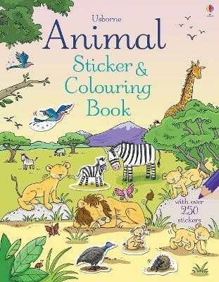 Animal Sticker and Colouring Book(English, Paperback, Greenwell Jessica)