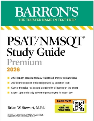 PSAT/NMSQT Study Guide Premium, 2026: 2 Practice Tests + Comprehensive Review+ 200 Online Drills(English, Paperback, Stewart Brian W. M.Ed.)