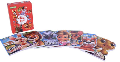 Red Box (Set of 7 shaped Board books)  - 7 Beloved Children's Tales(Board books, Sumit Publications)