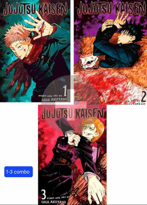Jujutsu Kaisen Vol 1,Vol 2, Vol 3 Combo (Paperback, Gege Akutami)(1-3, Gege Akutami)