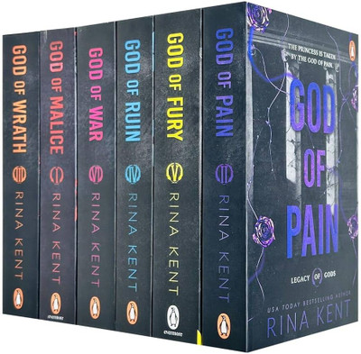Legacy of Gods Series Collection 6 Books Set By Rina Kent (God of Pain, God of Fury, God of Ruin, God of War, God of Malice & God of Wrath (Paperback, Rina Kent)(Paperback, Rina Kent) Legacy of Gods Series Collection 6 Books Set By Rina Kent (God of Pain, God of Fury, God of Ruin, God of War, God of Malice & God of Wrath (Paperback, Rina Kent)(Paperback, Rina Kent)