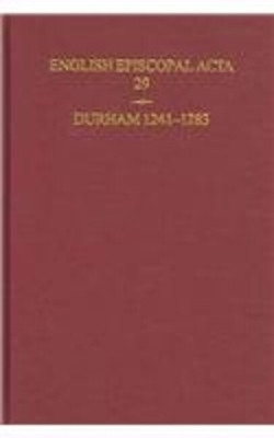 Durham 1241-1283(English, Hardcover, Hoskin Philippa Mary)