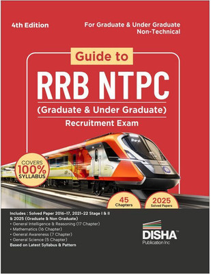 Disha Guide to Rrb Ntpc (Graduate & Undergraduate) Recruitment Exam(English, Paperback, unknown)