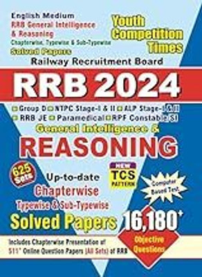 Youth Competition Times RRB General Intelligence & Reasoning | Chapterwise Solved Papers | Objective Questions | English Medium |2024(Paperback, Youth Competition Times)