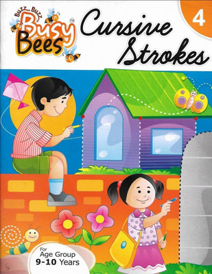 ACEVISION , BUSY BEES CURSIVE STROKES Class 4 ( FOR AGE 7 - 8 YEARS )(Paperback, Nida Fatima)