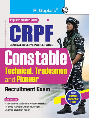 CRPF: Constable (Technical, Tradesmen and Pioneer) Recruitment Exam Guide(English, Hardcover, RPH Editorial Board)