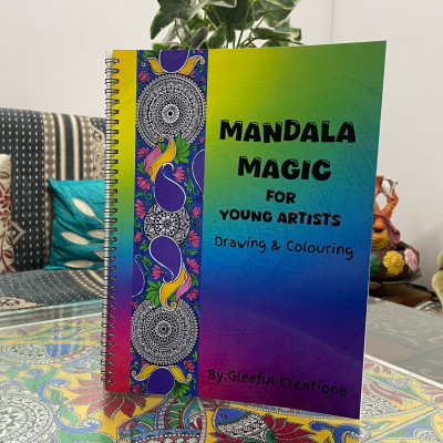 Mandala Magic for Young Artists-Drawing and Colouring book, premium 200gsm paper ,variety of theme ,draw mandala patterns in different shapes, explore colouring Spiral-bound(Spiral, Geetanjali Gupta) Mandala Magic for Young Artists-Drawing and Colouring book, premium 200gsm paper ,variety of theme ,draw mandala patterns in different shapes, explore colouring Spiral-bound(Spiral, Geetanjali Gupta)