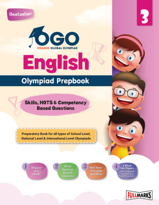 Full Marks OGO Olympiad Prepbook / Guide English Class 3 with Practice and Previous Years' Skill-Based Questions with 2 mock papers for 2024 - 2025 Exams(Paperback, Full Marks)