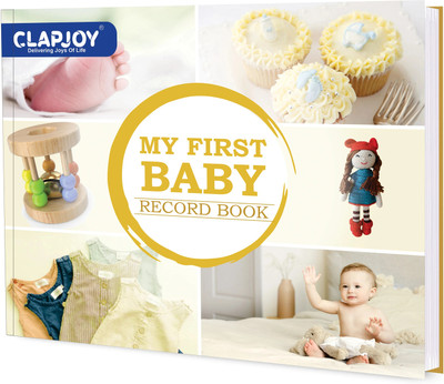 Clapjoy My First Baby Record Book Newborn Journal For Expecting Parents(Book, Neha Aggarwal)