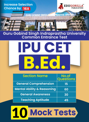 Ipu Cet - B.Ed Entrance Exam  - 10 Practice Mock Tests (1500+ Solved MCQs) with Free Access to Online Tests(English, Hardcover, unknown)