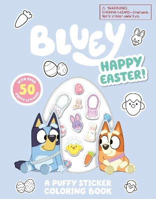 Bluey: Happy Easter! A Puffy Sticker Coloring Book(English, Paperback, Penguin Young Readers Licenses)