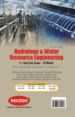 Hydrology and Water Resources Engineering for SPPU 19 Course (TE - SEM V - Civil- 301001) (Decode)(Paperback, TECHNICAL PUBLICATIONS)