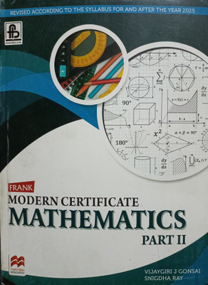 Frank modern certificate mathematics part 2(Paperback, Vijaygiri J Gonsai)