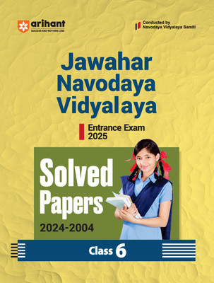 (Old Edition) Arihant Jawahar Navodaya Vidalaya Solved Papers Class 6th Thirteenth Edition(English, Hardcover, unknown)