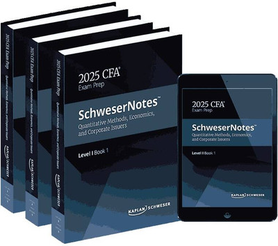 2025 FRM Exam Prep Part 1, KPLN SCHW Notes, 4 Syllabus Book(Paperback, KPLN SCHW)