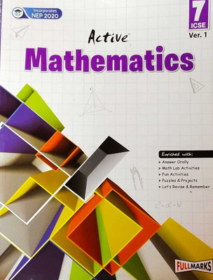 ICSE Active Mathematics Class 7 Vertion 1(Paperback, DK Bhattacharya)