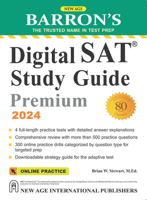 Digital SAT Study Guide Premium 2024(Paperback, Brian W Stewart)