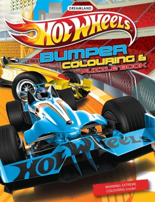 Hot Wheels Bumper Colouring & Puzzle Book(English, Paperback, Dreamland Publications)