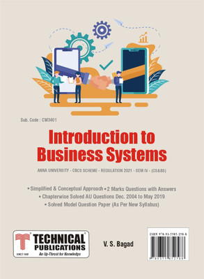 Introduction to Business Systems for BE Anna University R21CBCS (IV - CS&BS - CW3401)(Paperback, V.S. BAGAD)