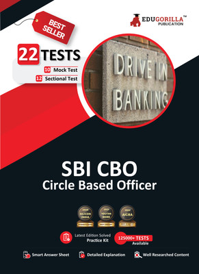 SBI CBO Exam  - 2024 : Circle Based Officer (English Edition) - 10 Mock Tests and 12 Sectional Tests (1500+ Solved Questions) with Free Access to Online Tests(English, Paperback, Edugorilla Prep Experts)