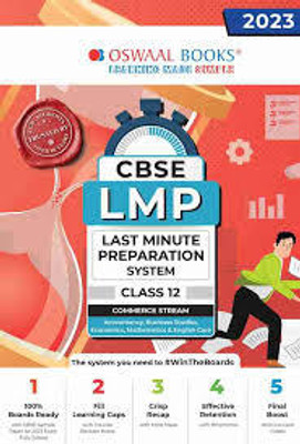 Oswaal books CBSE Last Minute Preparation Class 12 Commerce(Paperback, Editorial)
