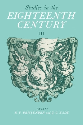 Studies in the Eighteenth Century III(English, Electronic book text, unknown)