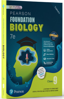 Pearson IIT Foundation' 25 Biology Class 9 | For NEET, NTSE & Olympiad Exams |As per CBSE, ICSE & State Curriculums | Includes NEET Practice Questions |Free acess to 6 Online Assessments, 35 Video Solutions & Interactive Tests via Pearson MyInsights & elibrary |7th edition(Paperback, Trishna Knowled