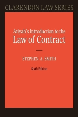 Atiyah's Introduction to the Law of Contract(English, Paperback, Smith Stephen A.)