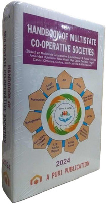 2024 Handbook of Multistate Co-Operative Societies  - Manual on Multi-state Cooperative Society in India(Hardcover, VK Puri)