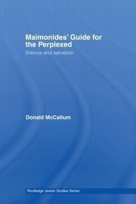 Maimonides' Guide for the Perplexed(English, Hardcover, McCallum Donald)