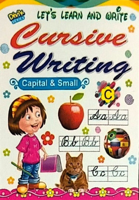 Cursive Writing Book: Capital and Small Letters 2024/Latest Edition(Paperback, Divik Series)