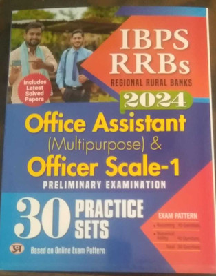 BPS-RRBs Office Assistant (Multipurpose) & Officer Scale-1 Preliminary Examination-2024 30 Practice Sets | Includes Latest Solved Papers (Regional Rural Bank) Based On Online Exam Pattern (Paperback, Team Prabhat)(BOOK, BOOK)