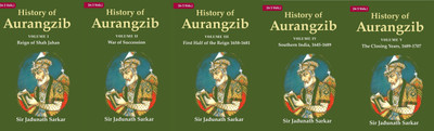 History of Aurangzib Volume 5 Vols. Set(Paperback, Jadunath Sarkar)