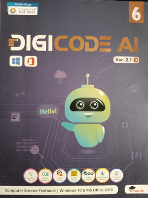 DigiCode AI Class 6 Ver. 2.1(Paperback, Orange Education)